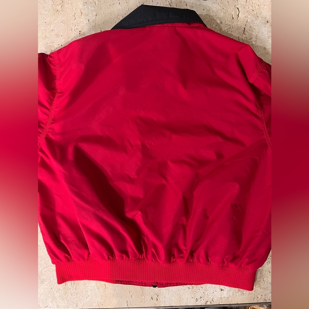 Eddie Bauer 1970’s Vintage Red Windbreaker Jacket Men’s Size XL - Picture 5 of 6
